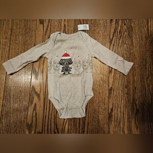 GAP Baby Onesie Star Wars Christmas Holiday Onesie One Piece 18-24 Months